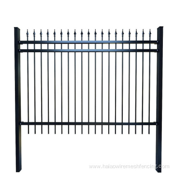 Fancy fence system pool safety spearhead fence panel